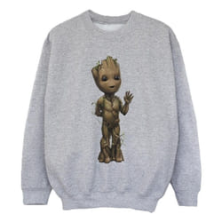 Marvel - Sweat AM GROOT - Fille (Gris chiné)