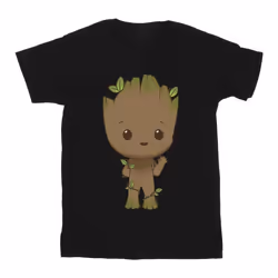 Marvel - T-shirt AM GROOT - Homme (Noir)