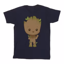 Marvel - T-shirt AM GROOT - Homme (Bleu marine)