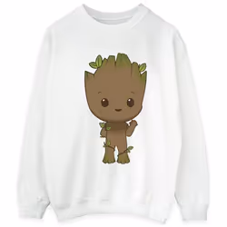 Marvel - Sweat AM GROOT - Homme (Blanc)