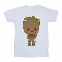 Marvel - T-shirt AM GROOT - Fille (Blanc)