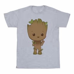 Marvel - T-shirt AM GROOT - Fille (Gris chiné)