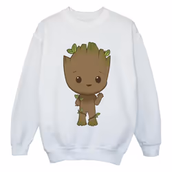Marvel - Sweat AM GROOT - Fille (Blanc)