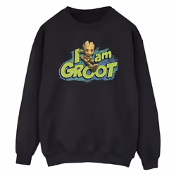Marvel - Sweat GUARDIANS OF THE GALAXY AM GROOT - Homme (Noir)