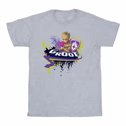 Marvel - T-shirt GUARDIANS OF THE GALAXY - Homme (Gris chiné)