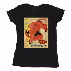 Disney - T-shirt BIG HERO - Femme (Noir)
