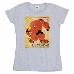 Disney - T-shirt BIG HERO - Femme (Gris chiné)