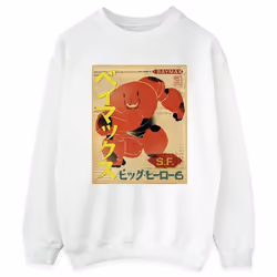 Disney - Sweat BIG HERO - Femme (Blanc)