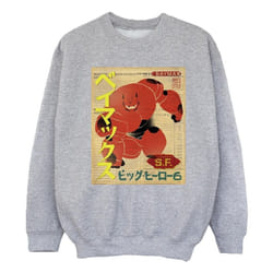 Disney - Sweat BIG HERO - Fille (Gris chiné)