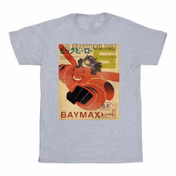 Disney - T-shirt BIG HERO - Homme (Gris chiné)