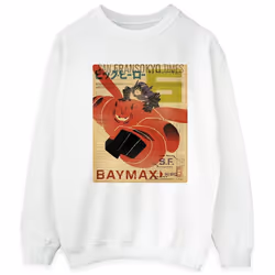 Disney - Sweat BIG HERO - Homme (Blanc)