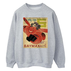 Disney - Sweat BIG HERO - Homme (Gris chiné)