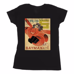 Disney - T-shirt BIG HERO - Femme (Noir)