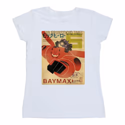 Disney - T-shirt BIG HERO - Femme (Blanc)