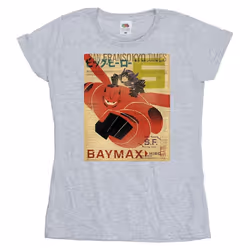 Disney - T-shirt BIG HERO - Femme (Gris chiné)