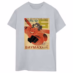 Disney - T-shirt BIG HERO - Femme (Gris chiné)