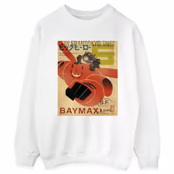 Disney - Sweat BIG HERO - Femme (Blanc)