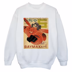 Disney - Sweat BIG HERO - Garçon (Blanc)