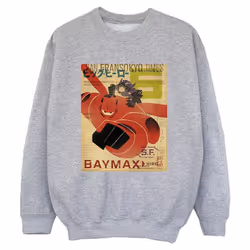 Disney - Sweat BIG HERO - Garçon (Gris chiné)