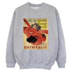 Disney - Sweat BIG HERO - Garçon (Gris chiné)
