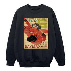Disney - Sweat BIG HERO - Fille (Noir)
