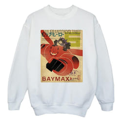 Disney - Sweat BIG HERO - Fille (Blanc)