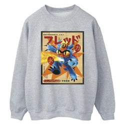 Disney - Sweat BIG HERO - Femme (Gris chiné)