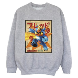 Disney - Sweat BIG HERO - Garçon (Gris chiné)