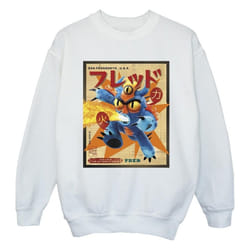 Disney - Sweat BIG HERO - Fille (Blanc)
