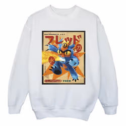 Disney - Sweat BIG HERO - Fille (Blanc)