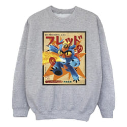 Disney - Sweat BIG HERO - Fille (Gris chiné)