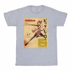 Disney - T-shirt BIG HERO - Homme (Gris chiné)