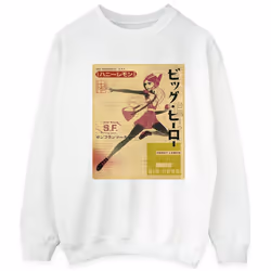 Disney - Sweat BIG HERO - Homme (Blanc)
