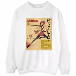 Disney - Sweat BIG HERO - Homme (Blanc)