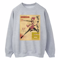 Disney - Sweat BIG HERO - Homme (Gris chiné)