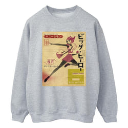 Disney - Sweat BIG HERO - Homme (Gris chiné)