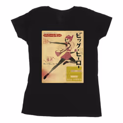 Disney - T-shirt BIG HERO - Femme (Noir)