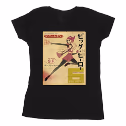 Disney - T-shirt BIG HERO - Femme (Noir)