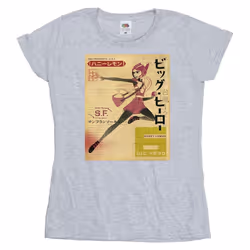 Disney - T-shirt BIG HERO - Femme (Gris chiné)