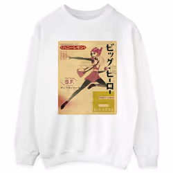 Disney - Sweat BIG HERO - Femme (Blanc)
