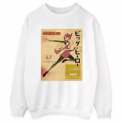 Disney - Sweat BIG HERO - Femme (Blanc)