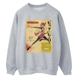 Disney - Sweat BIG HERO - Femme (Gris chiné)