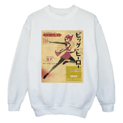Disney - Sweat BIG HERO - Fille (Blanc)