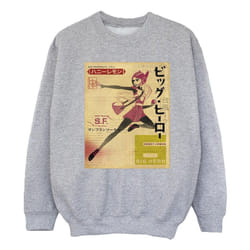 Disney - Sweat BIG HERO - Fille (Gris chiné)