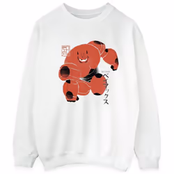 Disney - Sweat BIG HERO - Homme (Blanc)