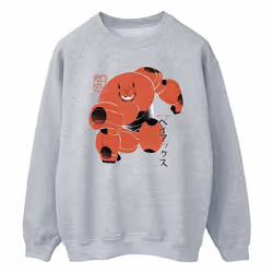 Disney - Sweat BIG HERO - Homme (Gris chiné)
