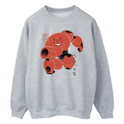 Disney - Sweat BIG HERO - Homme (Gris chiné)