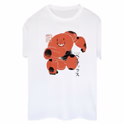Disney - T-shirt BIG HERO - Femme (Blanc)