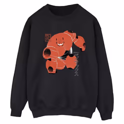 Disney - Sweat BIG HERO - Femme (Noir)