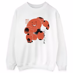 Disney - Sweat BIG HERO - Femme (Blanc)